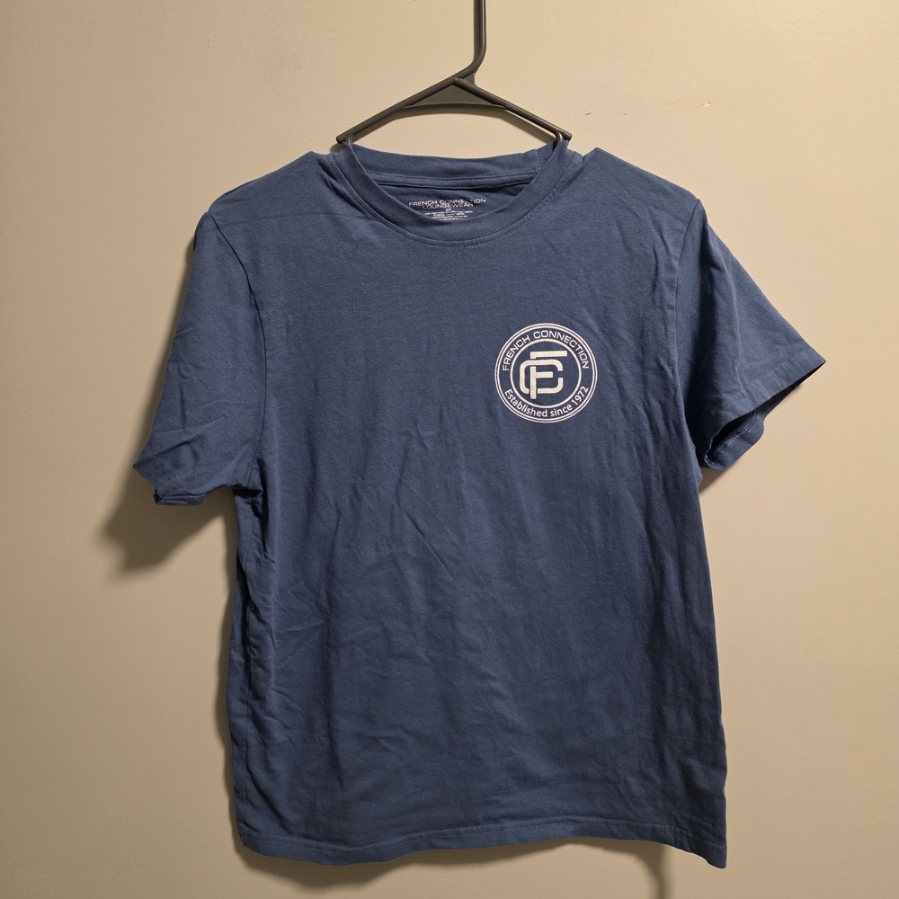 French Connection Blue Logo Tee